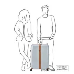 Delsey Promenade Hard 2.0 Expandable Trolley 76 Argent 18 Delsey Promenade Hard 2.0 Expandable Trolley 76 Argent -Samsonite || American Tourister || Eagle Creek Winkel image 1005