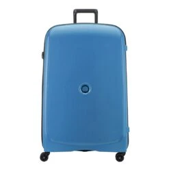 Delsey Belmont Plus 4 Wheel Trolley 83 Zinc Blue