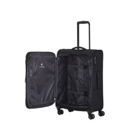 Travelite Chios 4 Wiel Trolley M Black -Samsonite || American Tourister || Eagle Creek Winkel image 1366