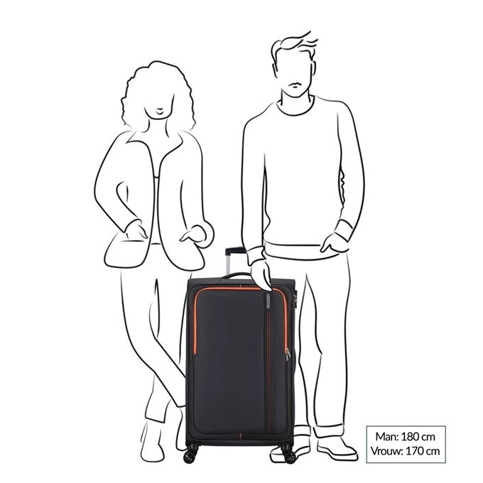 American Tourister Sea Seeker Spinner 80 Deep Fuchsia 4 American Tourister Sea Seeker Spinner 80 Deep Fuchsia - Afbeelding 2