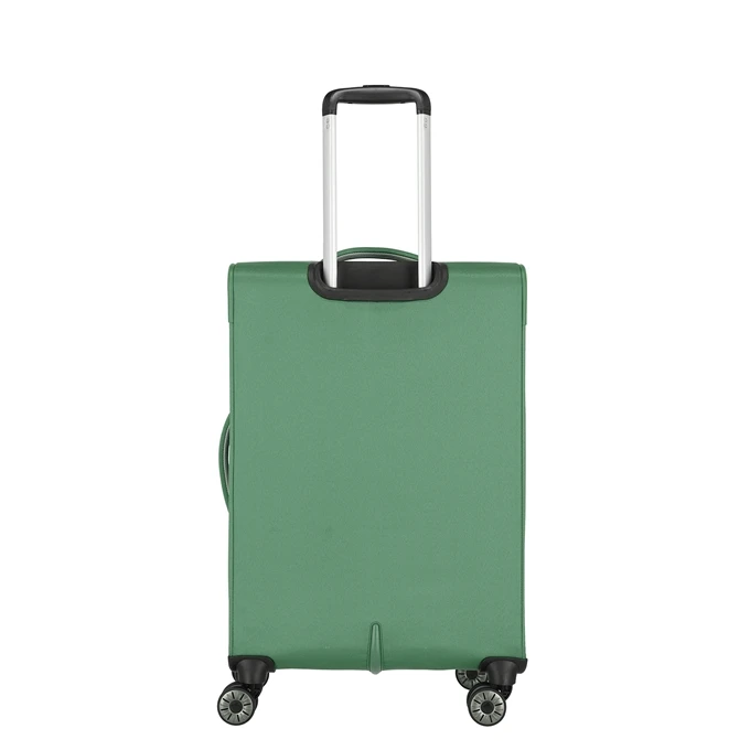 Travelite Miigo 4 Wheel Trolley M Expandable Green 4 Travelite Miigo 4 Wheel Trolley M Expandable Green - Afbeelding 2