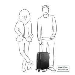 Samsonite S'Cure 4-Delige Kofferset 55/55/69/75 Dark Blue -Samsonite || American Tourister || Eagle Creek Winkel image 201