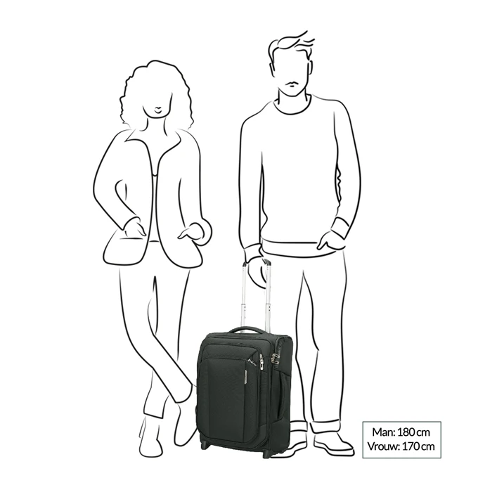 Samsonite Respark Upright 55 Expandable Forest Green 4 Samsonite Respark Upright 55 Expandable Forest Green - Afbeelding 2