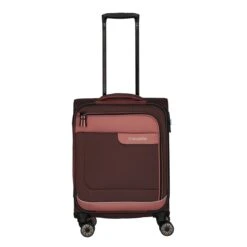 Travelite Viia 4 Wheel Trolley S Rose