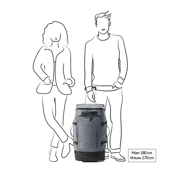 Eagle Creek Cargo Hauler XT Wheeled Duffel 90L/29" Charcoal 4 Eagle Creek Cargo Hauler XT Wheeled Duffel 90L/29" Charcoal - Afbeelding 2