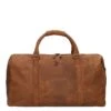 Travelbags The Base Leather Weekender Cognac