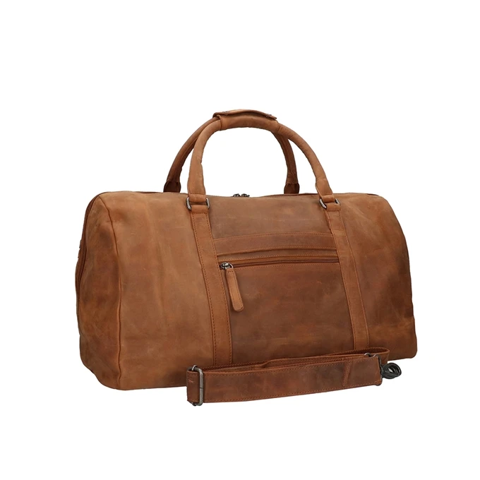 Travelbags The Base Leather Weekender Cognac 5 Travelbags The Base Leather Weekender Cognac - Afbeelding 3