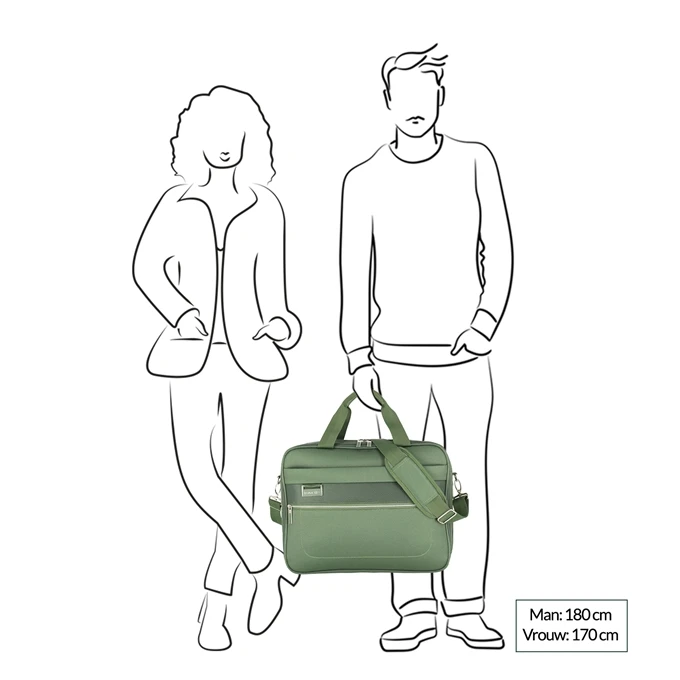 Travelite Miigo Boardbag Green 4 Travelite Miigo Boardbag Green - Afbeelding 2