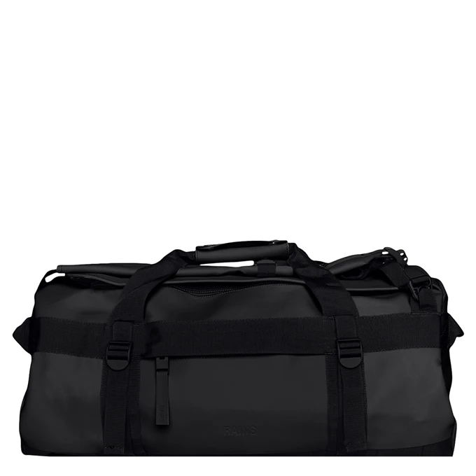Rains Texel Duffel Bag W3 Black 3 Rains Texel Duffel Bag W3 Black