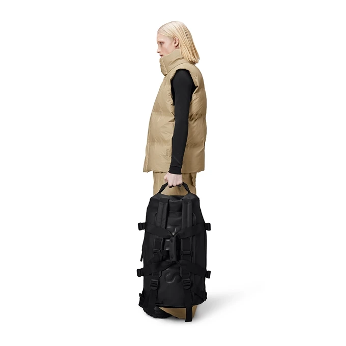 Rains Texel Duffel Bag W3 Black 4 Rains Texel Duffel Bag W3 Black - Afbeelding 2
