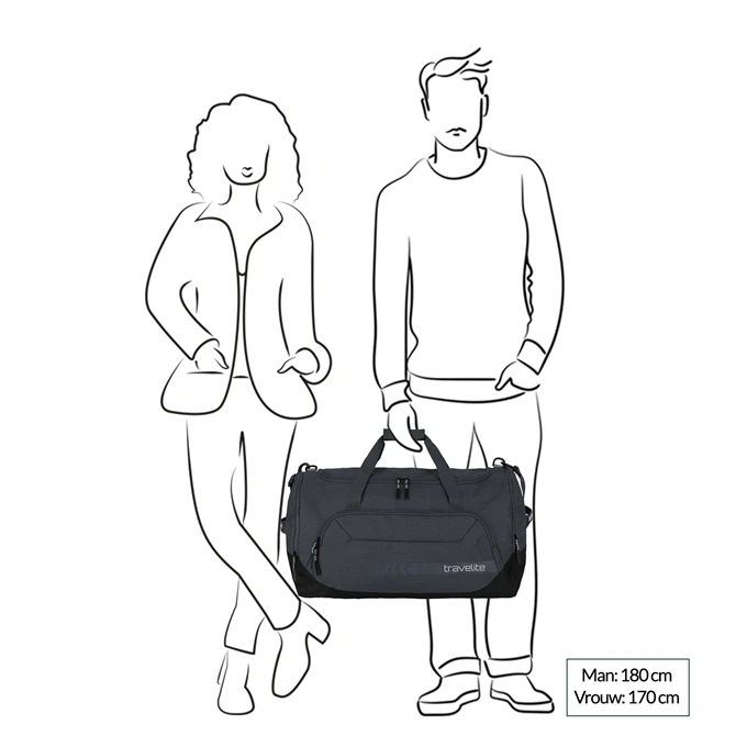 Travelite Kick Off Duffle L Petrol 4 Travelite Kick Off Duffle L Petrol - Afbeelding 2