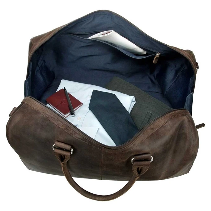 Leonhard Heyden Salisbury Travel Bag Brown 7 Leonhard Heyden Salisbury Travel Bag Brown - Afbeelding 5