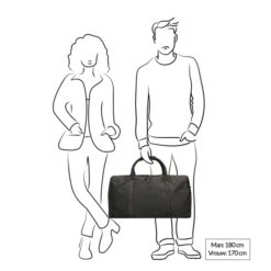 Travelbags The Base Leather Weekender Black -Samsonite || American Tourister || Eagle Creek Winkel image 3596