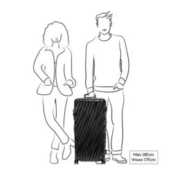 Tumi 19 Degree Rolling Trunk Expandable Black -Samsonite || American Tourister || Eagle Creek Winkel image 364