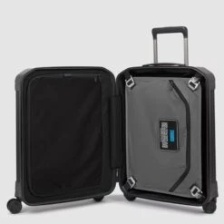 Piquadro PQ-Light Cabin Trolley 55 Matt Black -Samsonite || American Tourister || Eagle Creek Winkel image 730