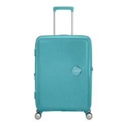 American Tourister Soundbox Spinner 67 Expandable Turquoise Tonic