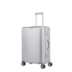 Travelite Next Aluminium 4 Wiel Trolley M Silver -Samsonite || American Tourister || Eagle Creek Winkel image 82