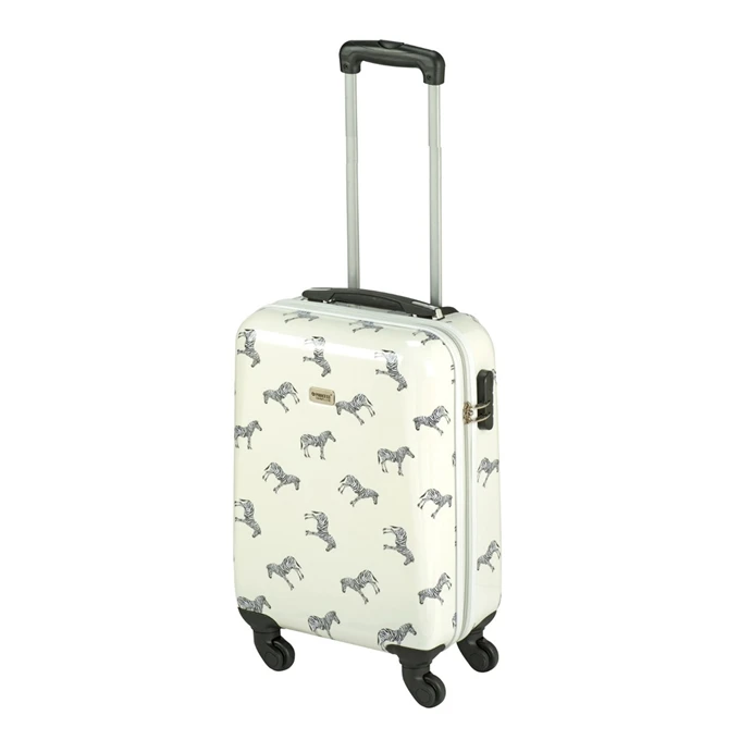 Princess Traveller Trendy Animal Zebra Cabin Trolley S White 3 Princess Traveller Trendy Animal Zebra Cabin Trolley S White